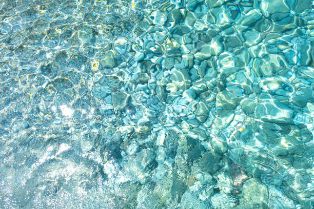istock Beautiful view of pebbles under clear water - great for wallpaper 1465516056