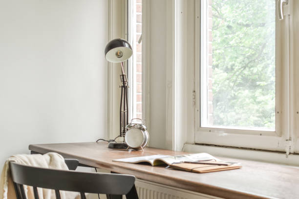 istock Style furniture and decor elements in a working room 1465516355