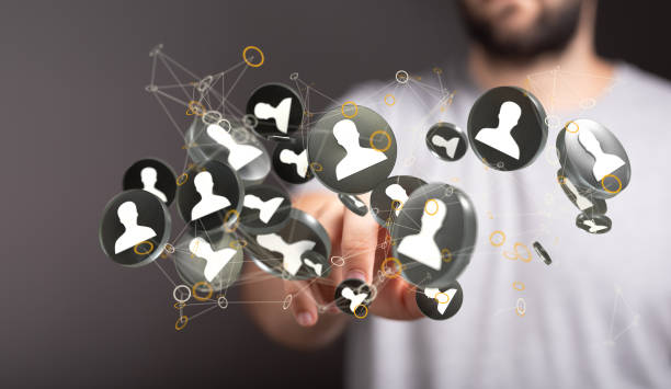 istock 3d rendering of a team connection and social network symbol on a blurry background 1465516927