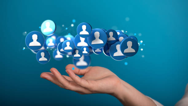 istock 3d rendering of a team connection and social network symbol on a blurry background 1465517143