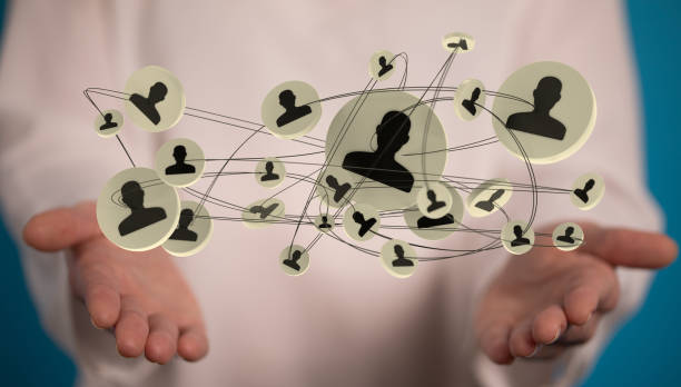 istock 3d rendering of a team connection and social network symbol on a blurry background 1465517674