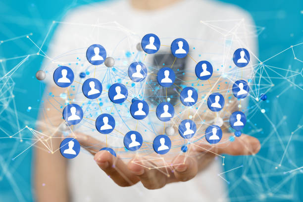 istock 3d rendering of a team connection and social network symbol on a blurry background 1465517724
