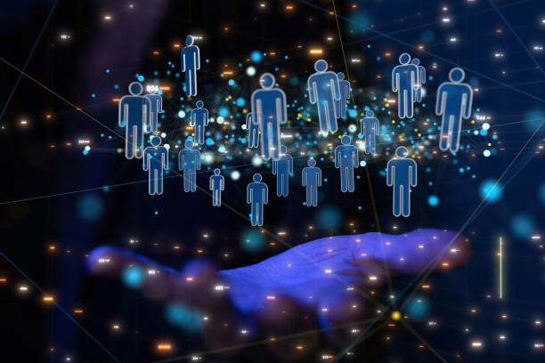 istock 3D rendered human icons network hovering over a man's palm 1465517908