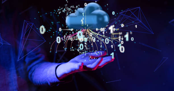 istock 3D rendering of an Abstract technology group and social network connection on a blurry background 1465518298