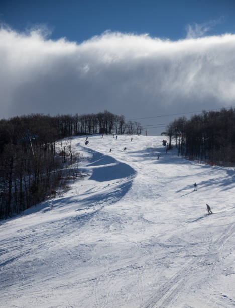 istock Steep ski slope at the winter resort 1465518754