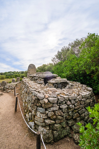 The Giants' grave of Coddu Vecchiu is a funerary monument dating back to the Bronze Age, one of the larger in Sardinia, located near Arzachena in Gallura, in north-eastern of the island.