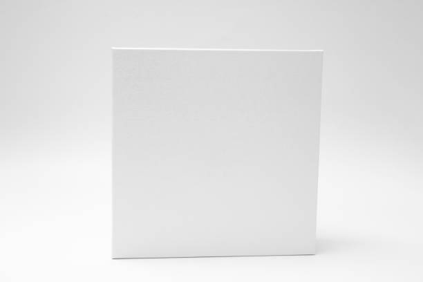istock White textured box, gift mockup on white background.High resolution photo. Blank White Product Package Box Mock-up. Container, Packaging Template on white. Cardboard box. 1465523963