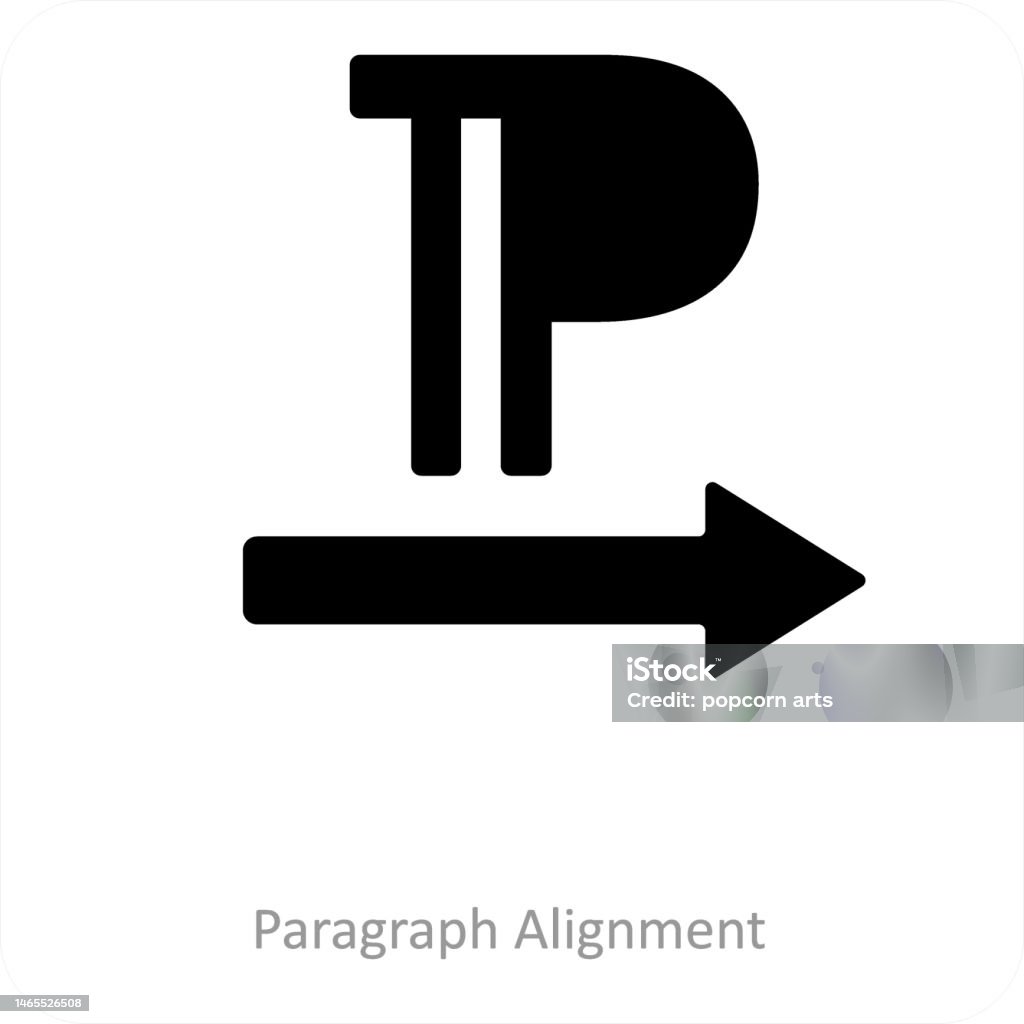 Alignment Stock Photo Simple Paragraph Alignment Stock Illustration - Download Image Now - Concepts ...