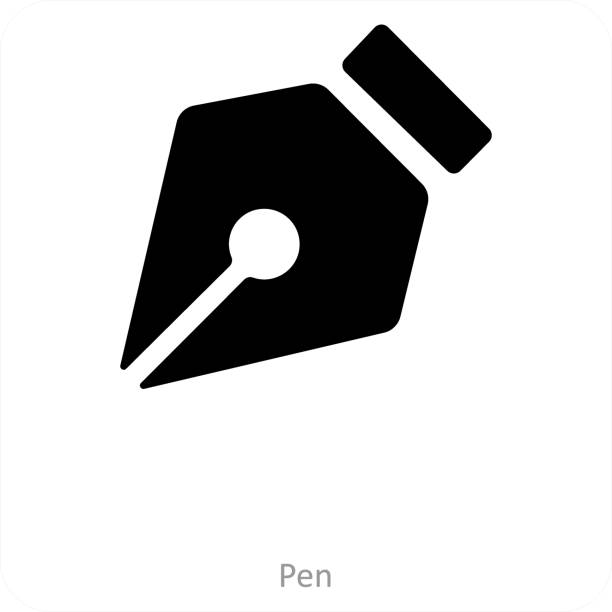 Pen. Read Icon Pen Icon Black