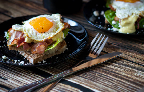 istock A fresh and healthy toasted sandwich made from fresh vegetables. 1465538635