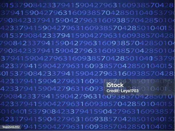 Computing Number Background Digital Abstract Background With Numbers Technology Artificial ...