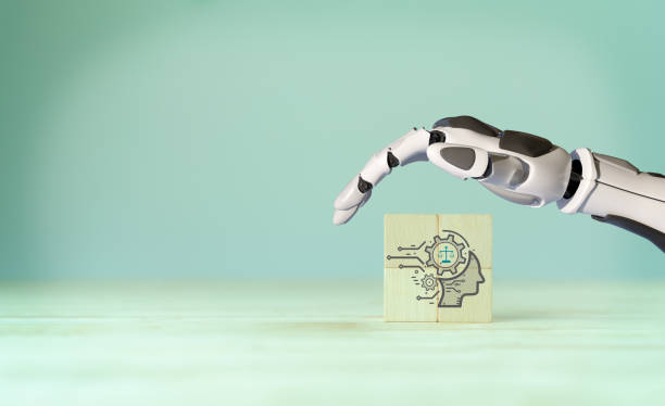 istock AI ethics or AI Law concept. Developing AI codes of ethics. Compliance, regulation, standard , business policy and responsibility for guarding against unintended bias in machine learning algorithms. 1465548747