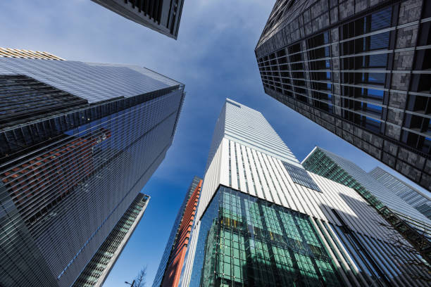 istock Buildings in Tokyo with beautiful sunlight 1465554767