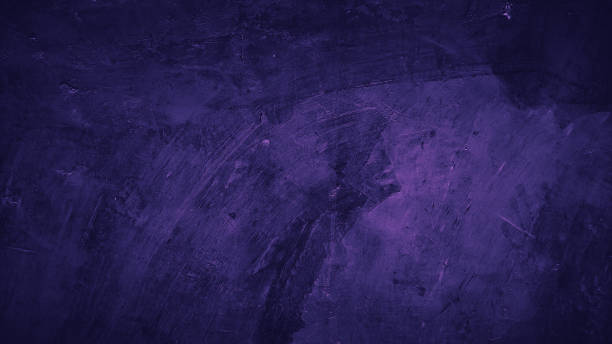 istock Abstract dark grunge purple wall texture background 1465558165