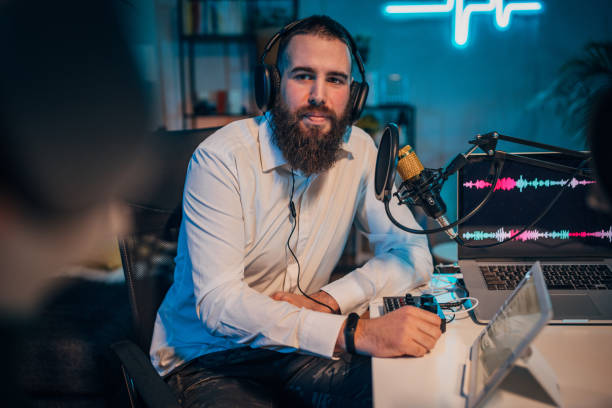 istock People in the podcast studio talking and recording 1465567382