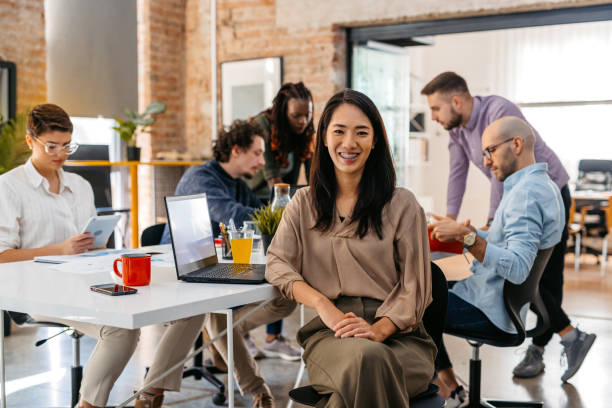 istock Female Office Worker At The Office 1465568238