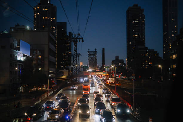 istock streets of Manhattan, NY at night 1465569784