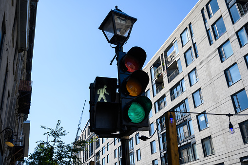 stoplight for pedestrians in germany