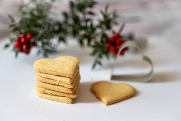 istock Homemade heart shaped cookies 1465576720