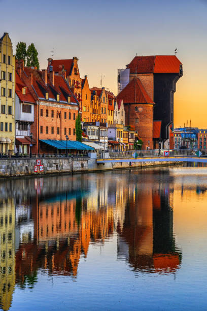 istock Old Town Skyline In Gdansk At Sunrise 1465577232