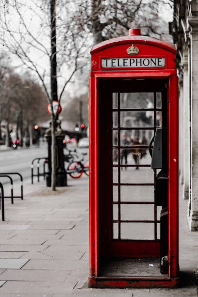 istock Red telephone box in London 1465577712