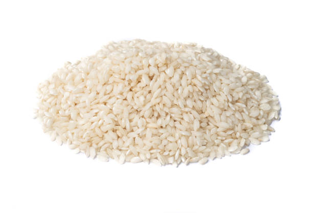 istock A pile of raw carnaroli rice isolated over white background 1465582504