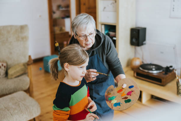 istock Grandma and grandchild spending the weekend together 1465587347