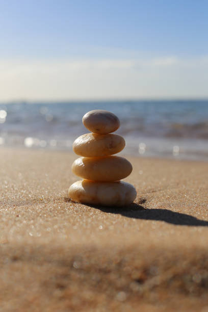 istock cairn on the beach ocean sea zen 1465588294