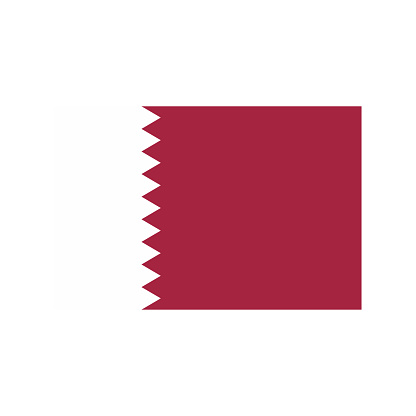 Quatta R Quatar Flag State Flag Flat Style Stock Illustration - Download Image ...