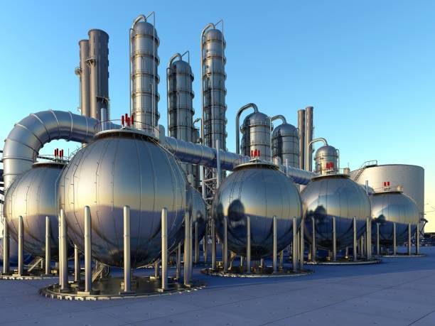 istock Tubes of factory 1465591744