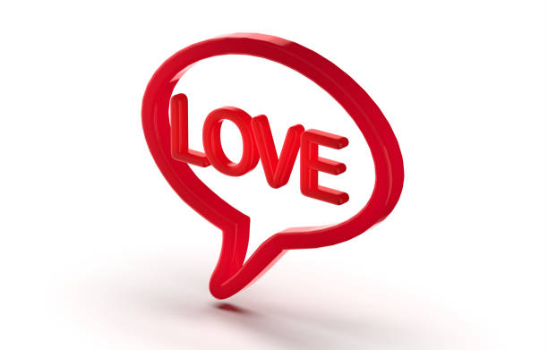 istock 3d render of speech bubble with phrase I Love You with  a heart on white background 1465592906