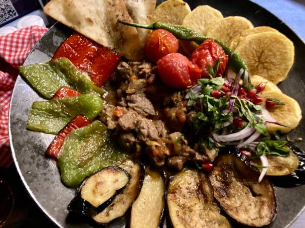 istock Turkey - Istanbul - Kebab cooked in iron plate 1465594567
