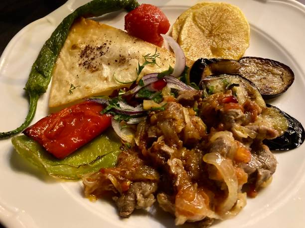 istock Turkey - Istanbul - Kebab cooked in iron plate 1465594674