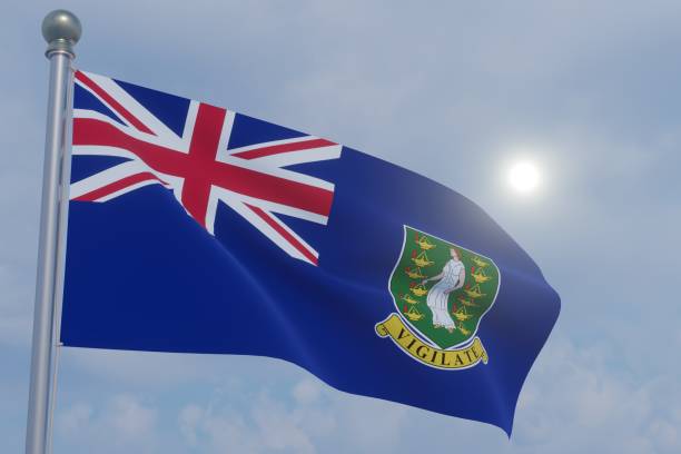 istock National Flag in the Wind  -The British Virgin Islands 1465597664