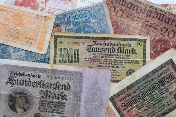 istock February 2023. Old European bank notes 1465598642