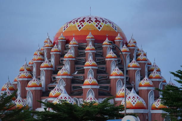 The 99 Dome Mosque in Makassar The 99 Dome Mosque in Makassar makassar stock pictures, royalty-free photos & images