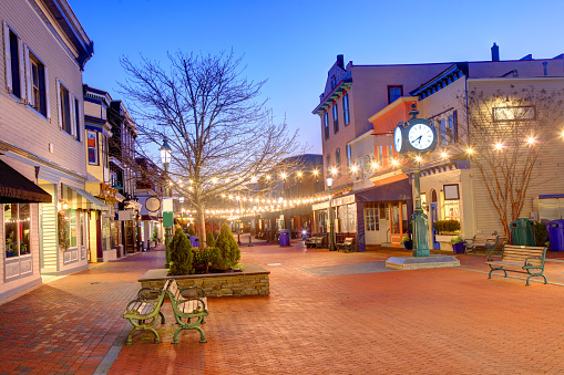 Stockbridge, Massachusetts - USA, October 27, 2023. Gift shop and coffee house residing in historic district of Stockbridge Massachusetts.