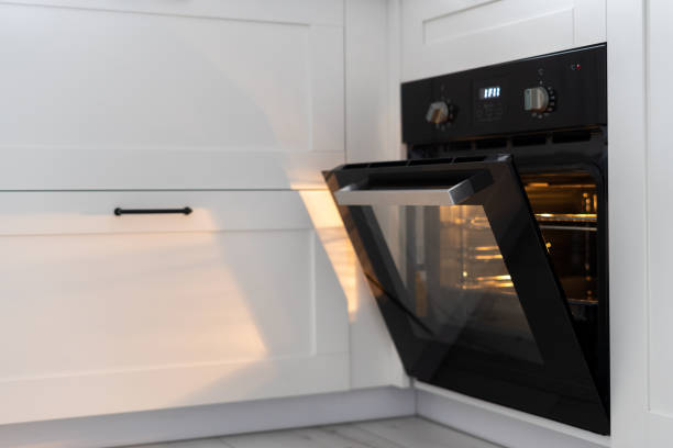 istock new built in oven with different temperature mode at modern kitchen 1465607951
