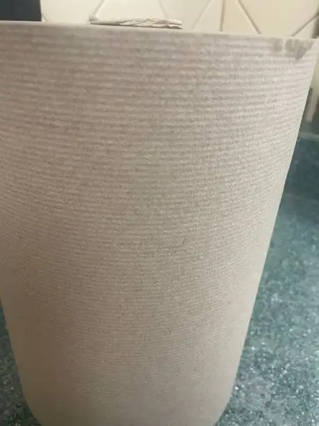 Upright paper towel roll