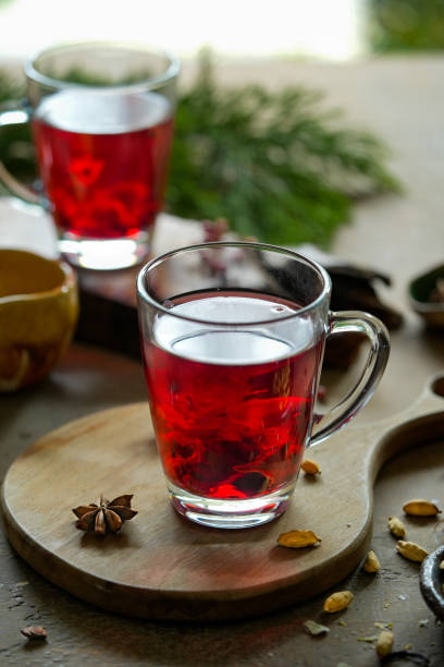 herbal tea stock photo