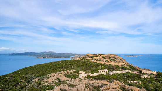 Fortress of Capo d'Orso, once to protect the Maddalena Archipelago