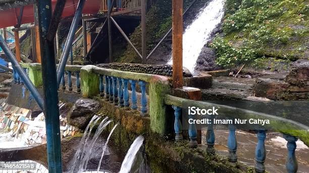 View In One Of Luhur Indah Waterfall Area In Gunung Malang Village Of Bogor Regency Stock Photo - Download Image Now