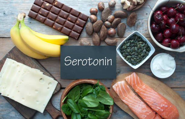 istock Serotonin foods concept 1465625648