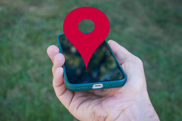 istock gps location symbol on the smartphone 1465627608