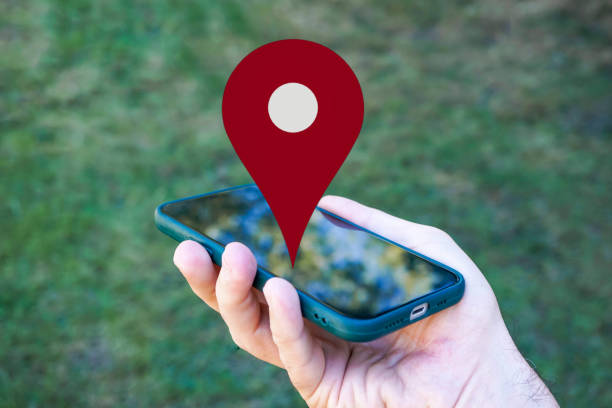 istock gps location symbol on the smartphone 1465627617