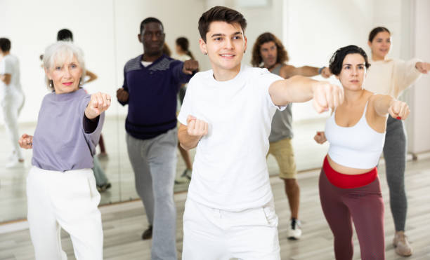 istock Adults people practice sports dancing 1465632550