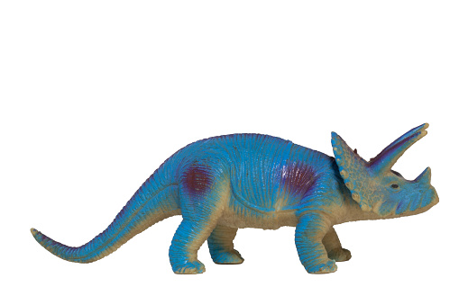 A toy dinosaur.