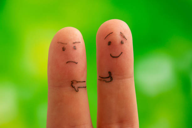 istock Vote concept. Like and dislike finger gesture. 1465649106