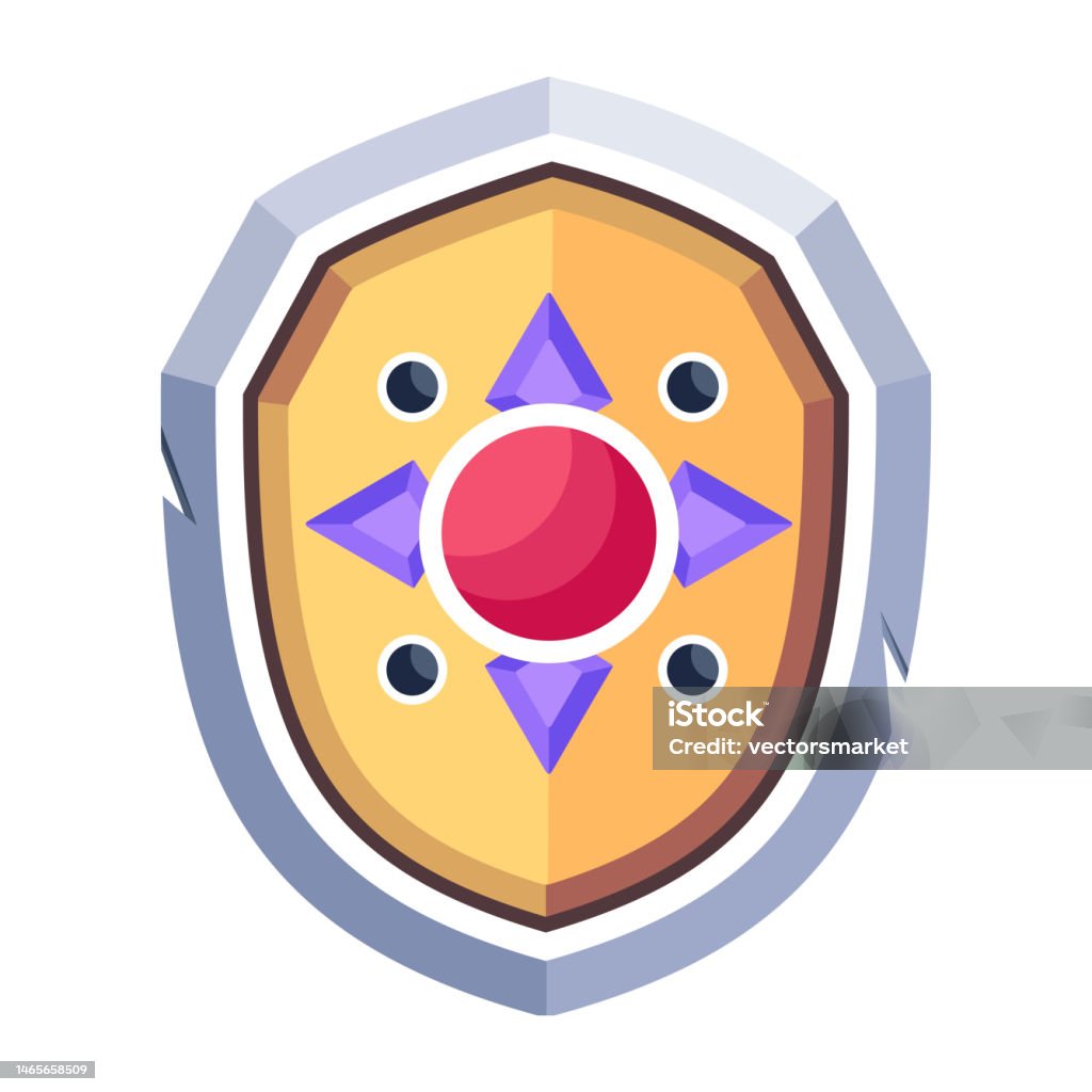 Shield Rune Symbol Ancient Shield Stock Illustration - Download Image Now - Equipment ...
