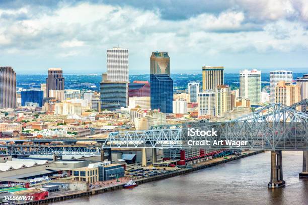 New Orleans Skyline Stock Photo - Download Image Now - New Orleans, Urban Skyline, Gulf Coast States